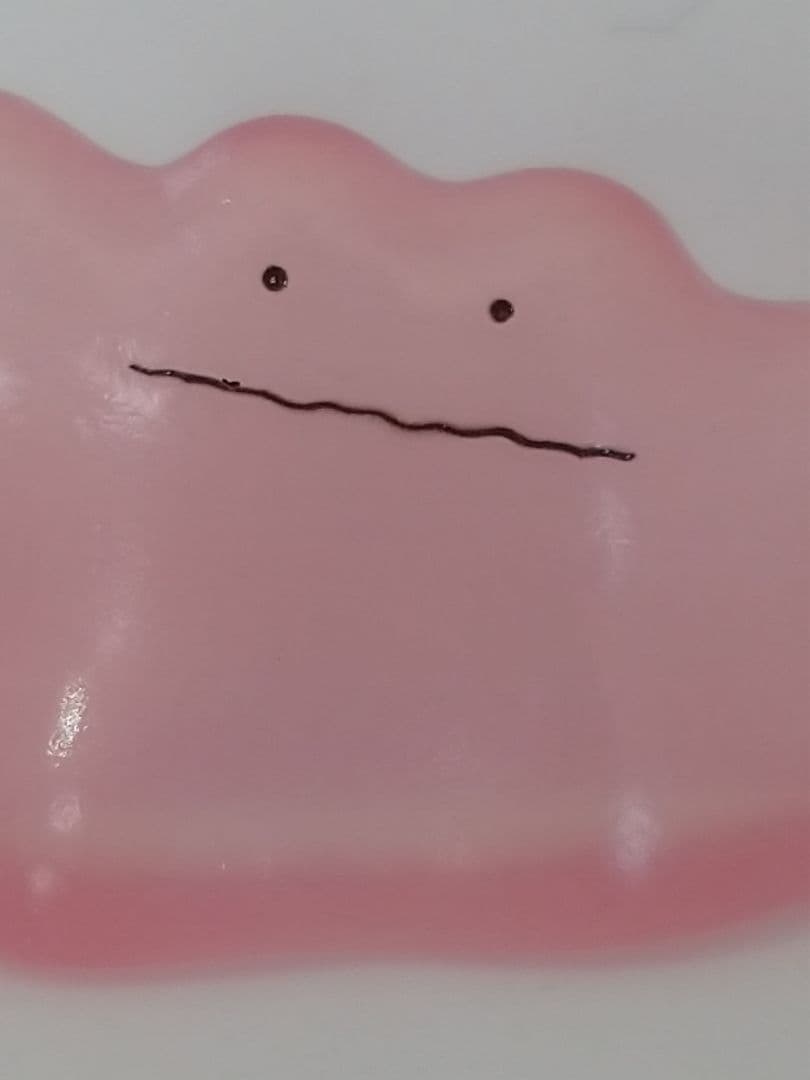 o139.【未使用品】メタモン　クリア　ポケモン キッズ　指人形　　希少　レア