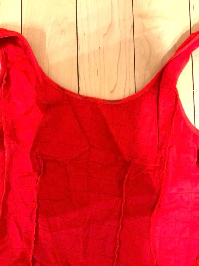 訳あり　中古　美品　シャネル　CHANEL 　赤　タンクトップ