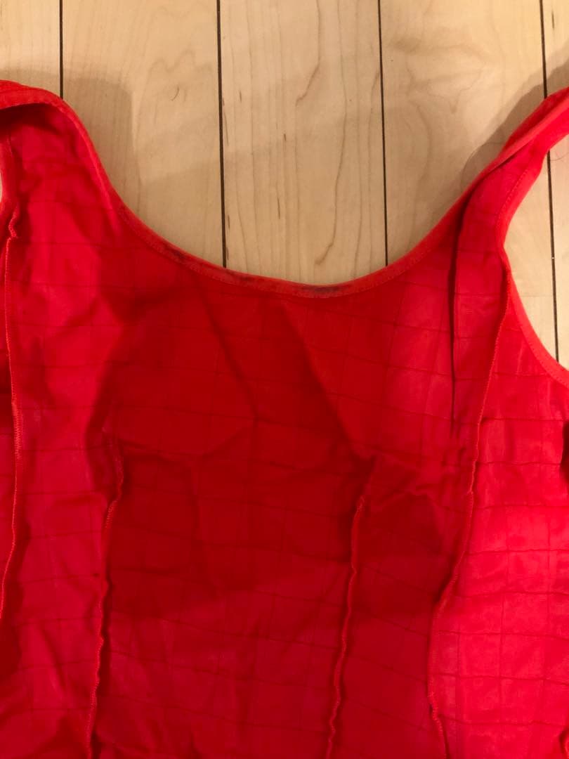 訳あり　中古　美品　シャネル　CHANEL 　赤　タンクトップ