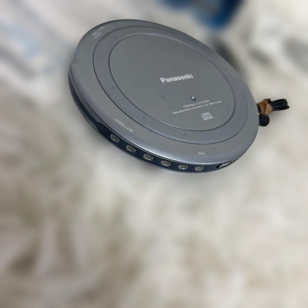 【美品】パナソニック ポータブルCDプレーヤー SL-CT710-A ブルー