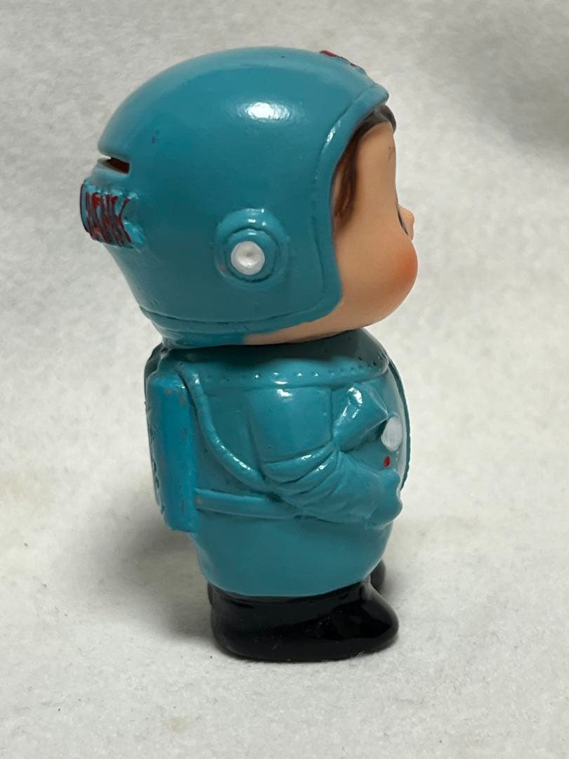激レア　昭和レトロ　滋賀銀行　当時物　ソフビ　しがちゃん　貯金箱　宇宙服