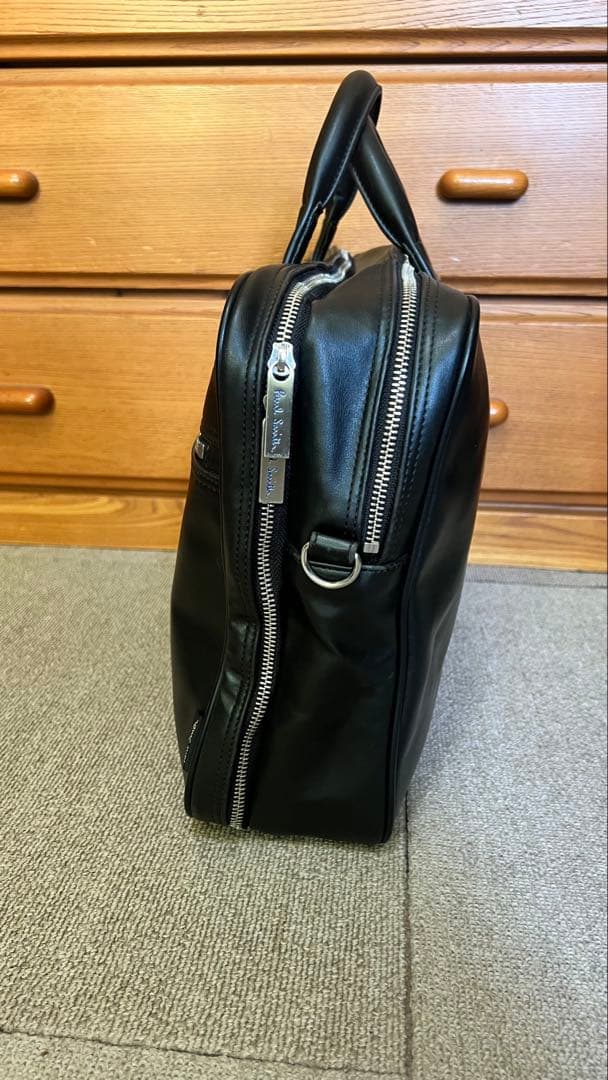 ポールスミス ビジネスバッグ レザー 黒 A4＆PC収納可