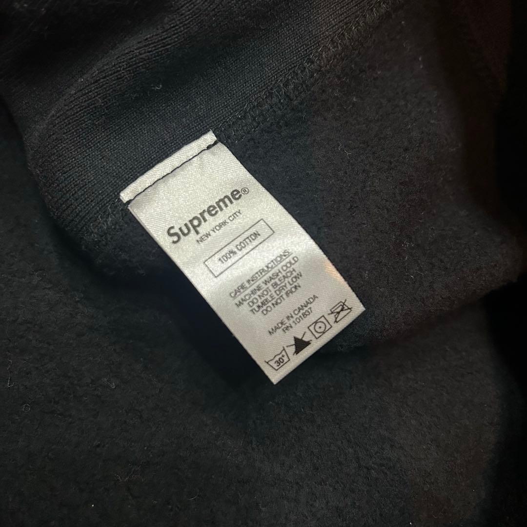 Supreme ブラック パーカー シュプリーム S