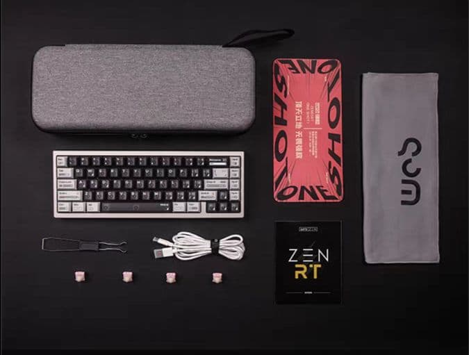 WOBKEY「ZEN65 RT」シルバー