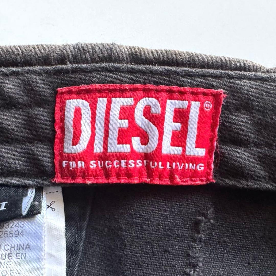 ディーゼル　C-Ewan　アジャスタブルキャップ　デストロイ加工　22AW