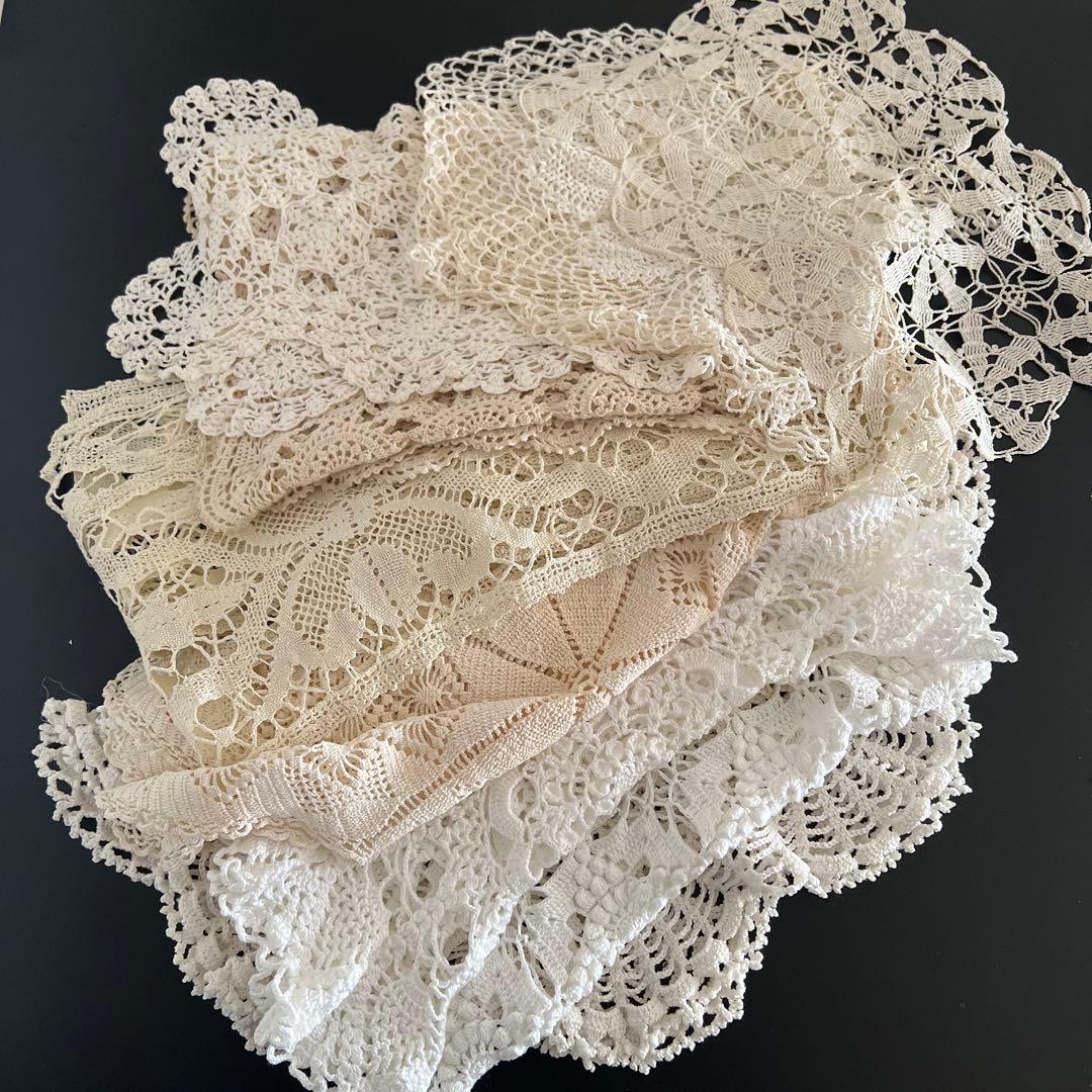 ヴィンテージレースマットセット