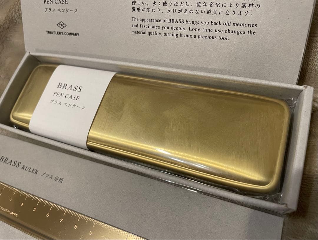 トラベラーズファクトリー ブラスプロダクツ blackwing ペンケース 定規