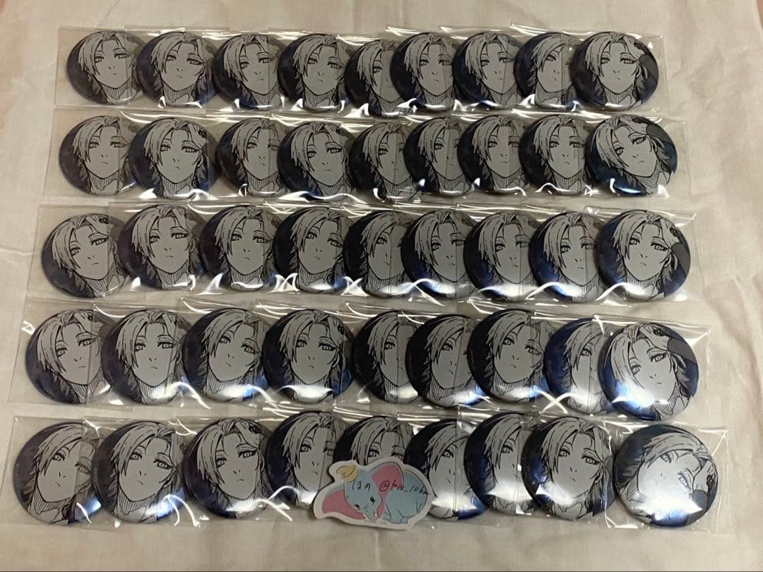 カイザー 缶バッジ 原画展 91個