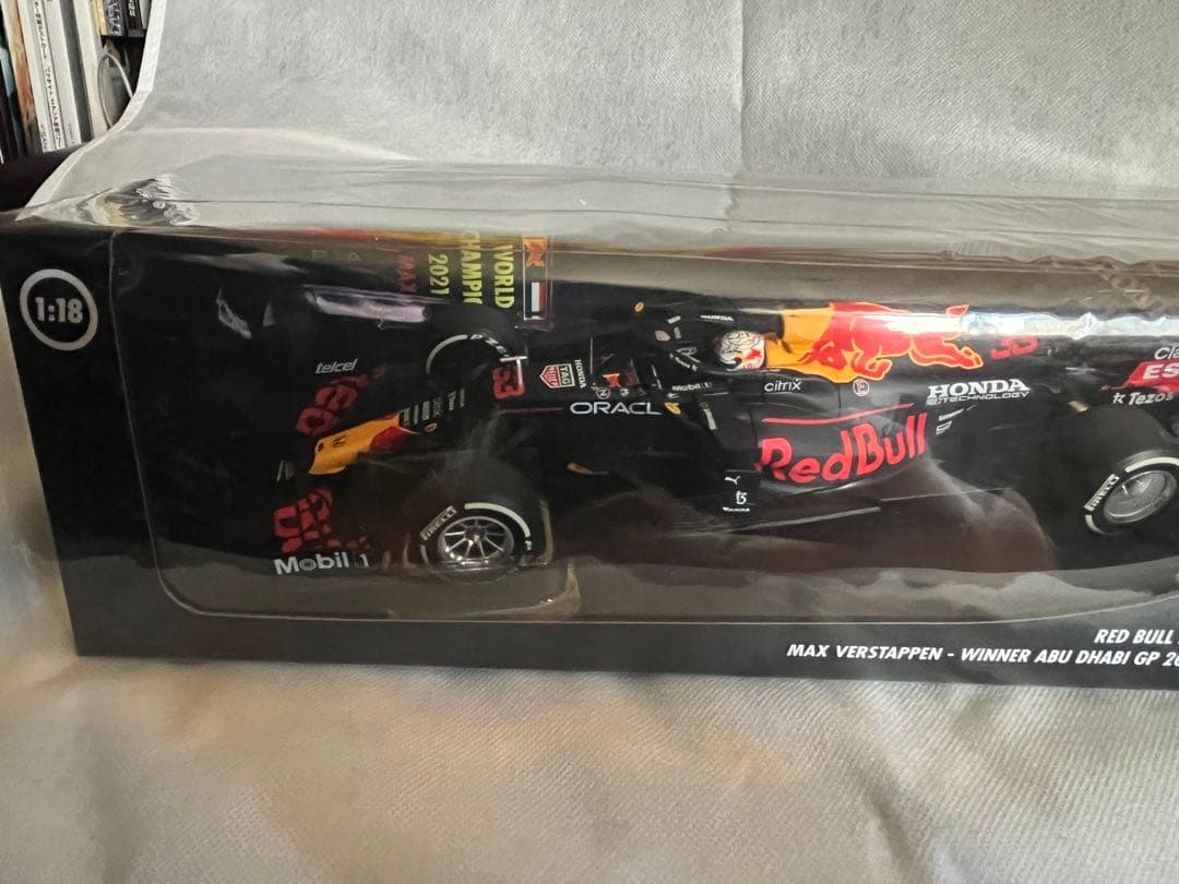 ミニチャンプス1/18レッドブルマックスフェルスタッペン2021年アブダビGP