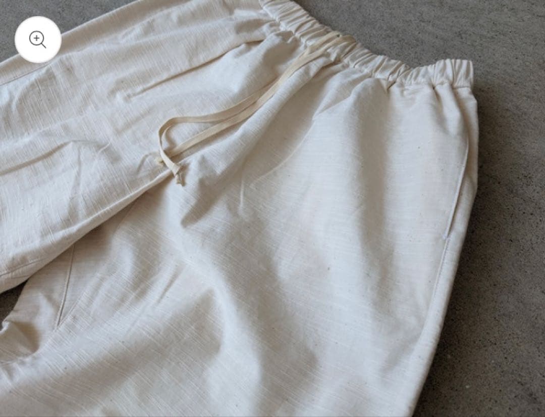 OSOCU 知多木綿 無漂白無染色 バルーンパンツ