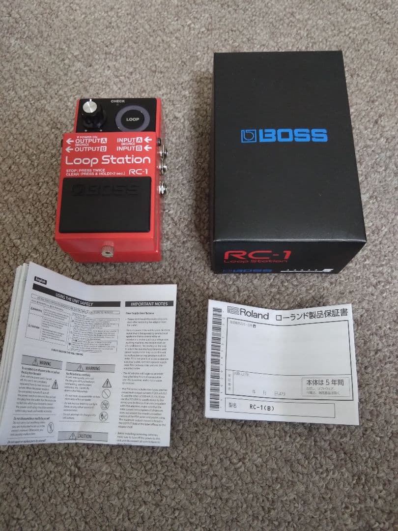 BOSS RC-1 新品同様 超美品 ボス ルーパー
