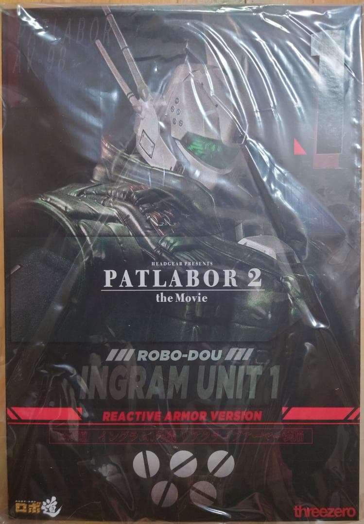 ロボ道 イングラム1号機 ＆ 2号機リアクティブアーマー装備 threezero