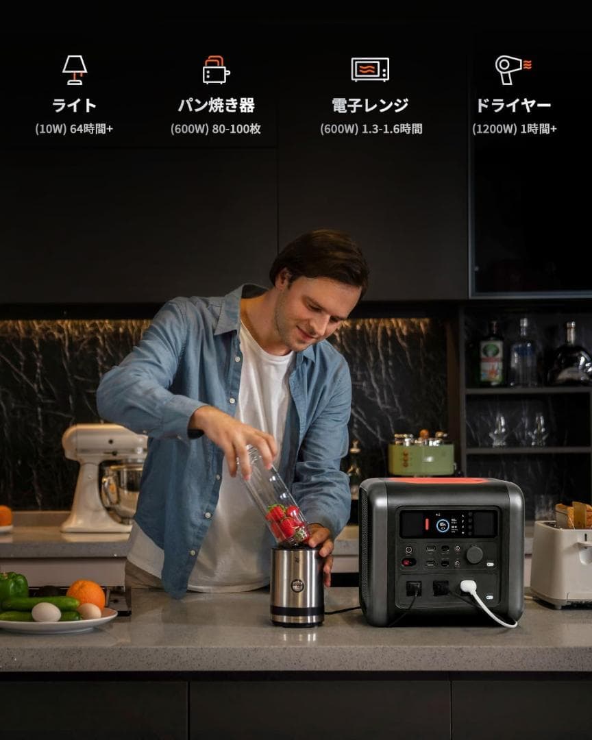 70mai Tera 1000 ポータブル電源 1000Wh 大容量