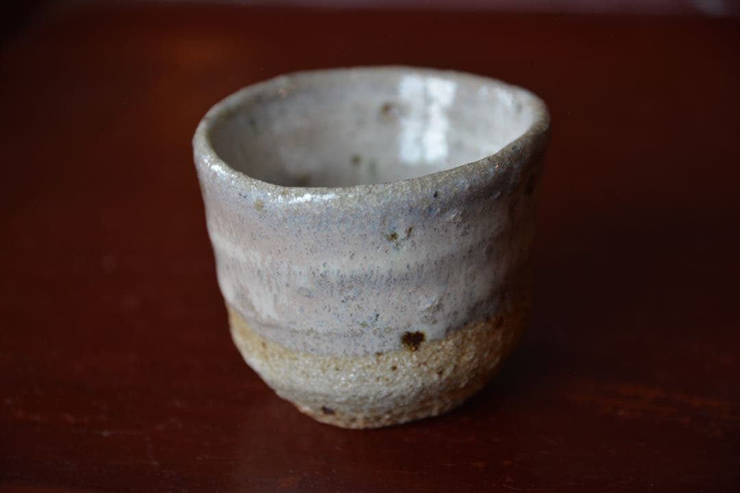 【中川自然坊】秀作 斑唐津 ぐい呑