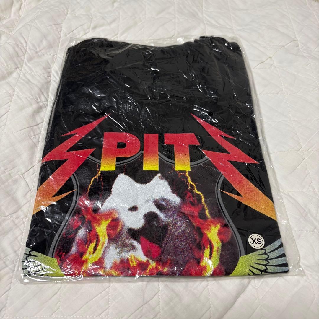 ♦︎新品未使用品スピッツ夏イベント2010♦︎スピッツロック犬Tシャツ・ブラックXS