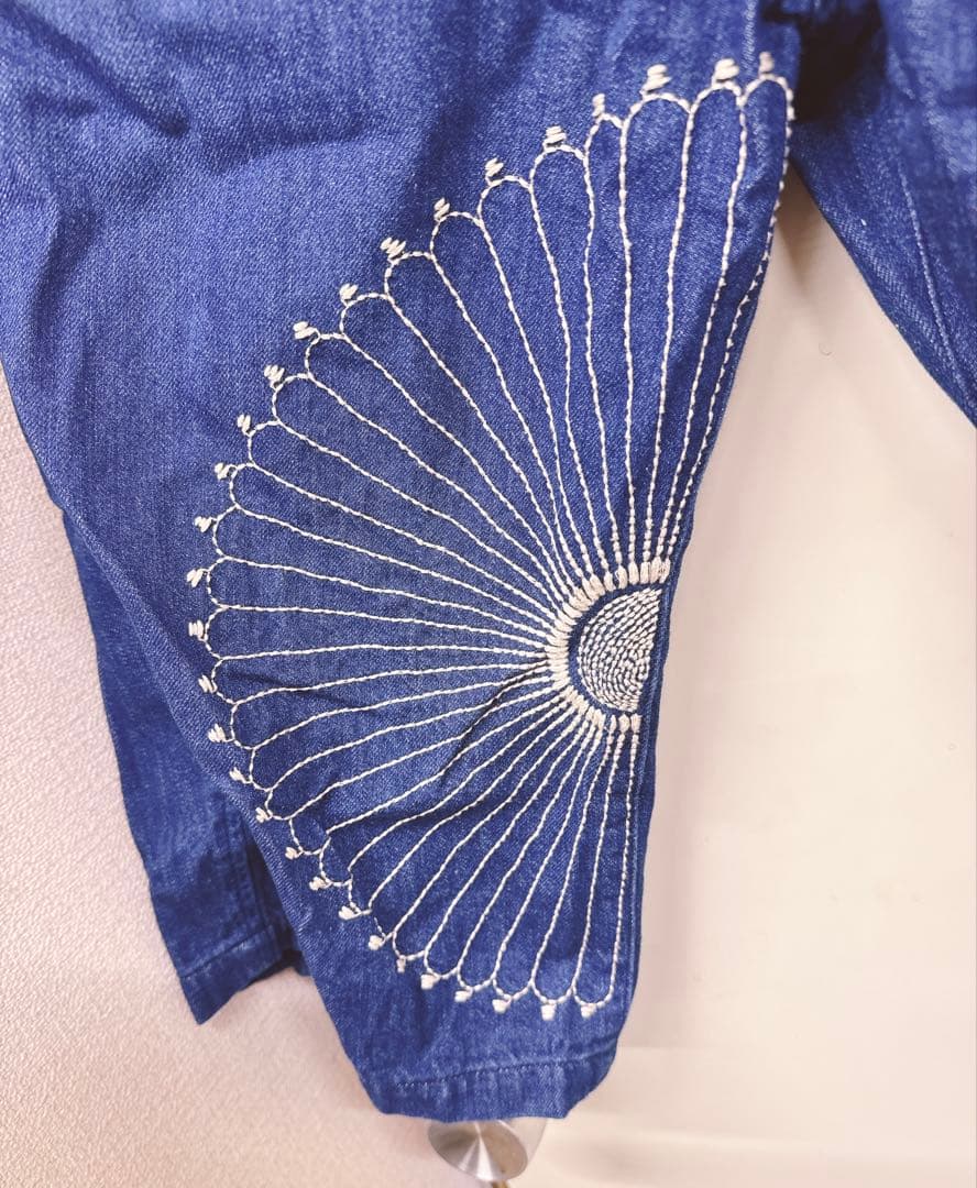 kapital 8oz デニム　MAKANAI ラップパンツ　風呂敷刺繍