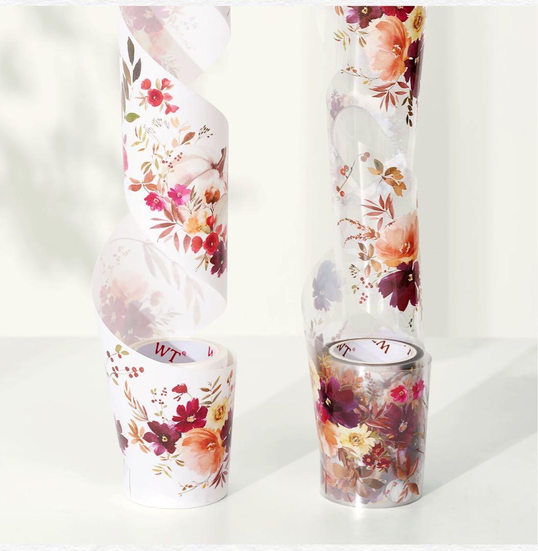 ⭐️SALE⭐️WT《野薔薇》 PETテープ　海外マスキングテープ