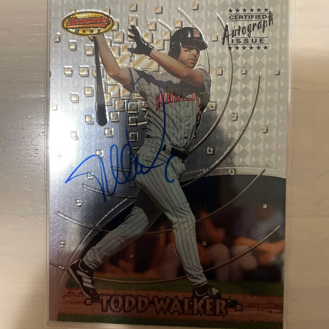 ボウマンズベスト　サーテファイドオートグラフイシュー　トッドウォーカー　サイン