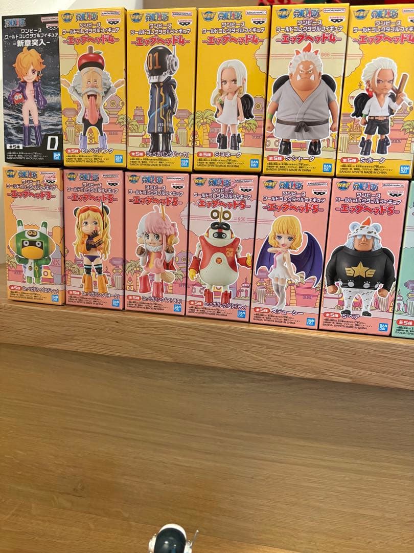 ワンピース　ワーコレ　エッグヘッド1 2 4 5コンプ＋リリス・エジソン