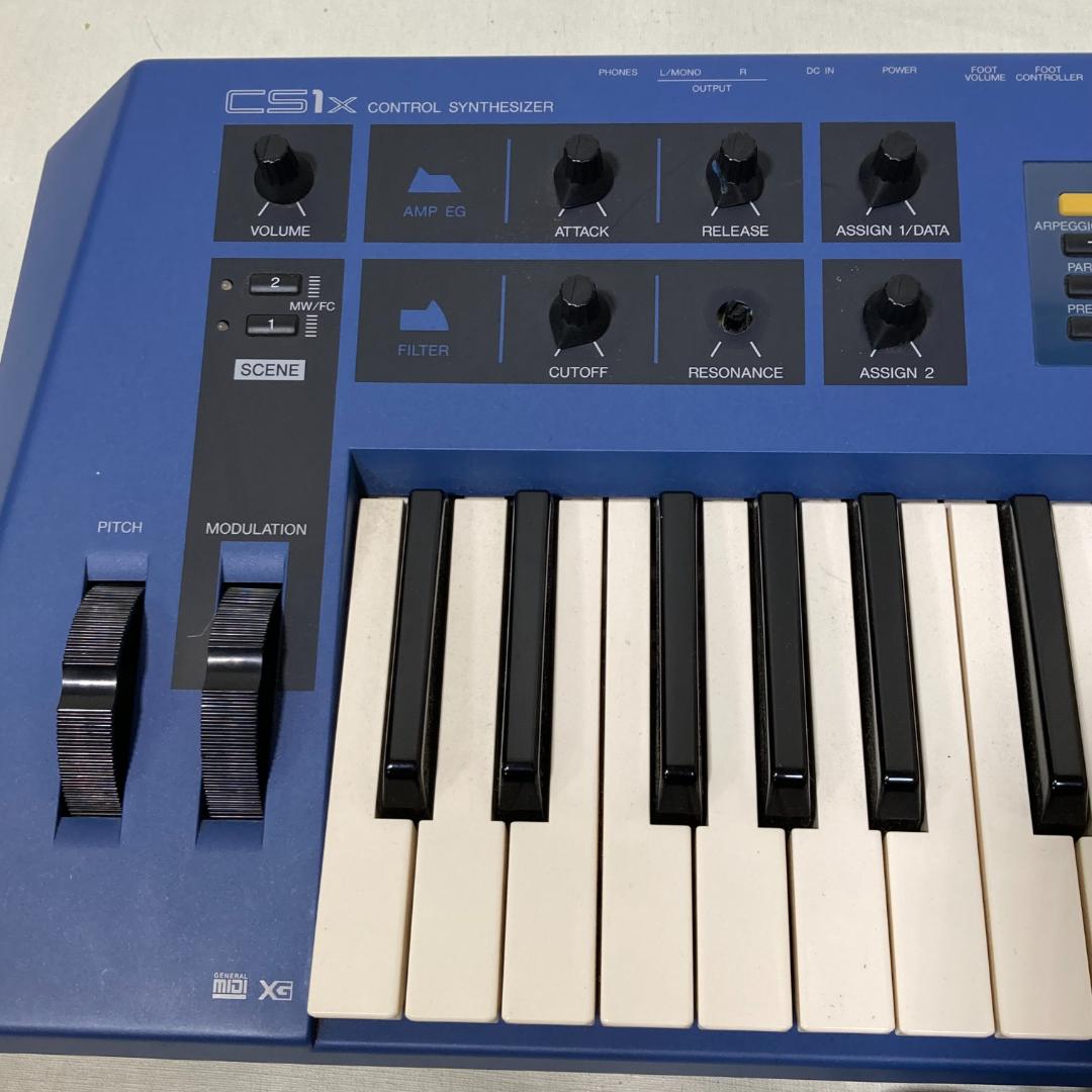 ジャンク YAMAHA CS1x シンセサイザー アダプター付き ヤマハ