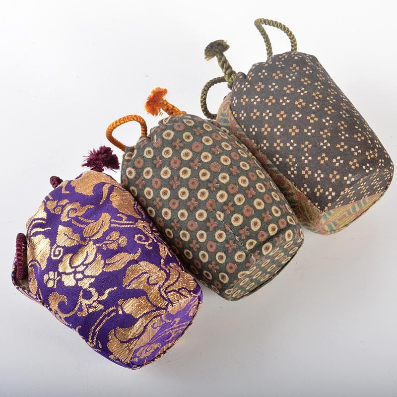 茶道具　備前焼　茶入　仕覆三点付　表千家十一代碌々斎極め箱　D　R6528