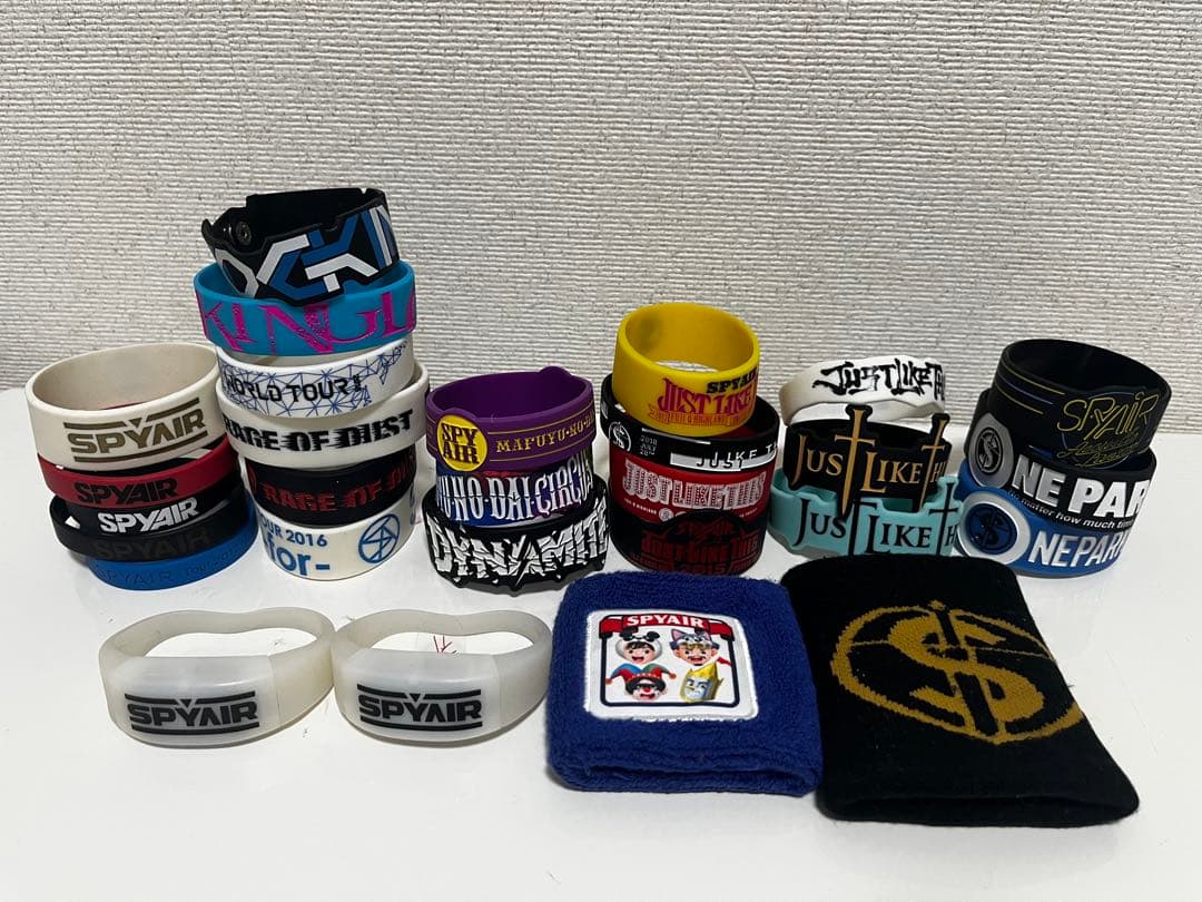 SPYAIR 【レアモノあり】ラバーバンド24個 バッジ セット