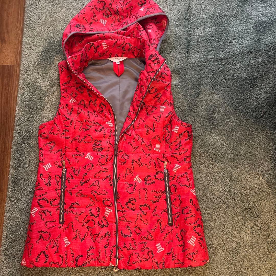 極美品！ランバンスポール　 ゴルフ 中綿　ベスト スカート　セット　38 M