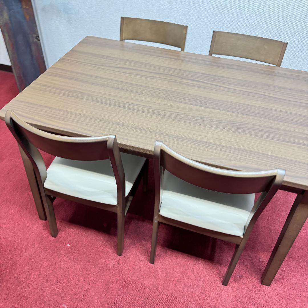 東京23区送料無料　モデルハウス展示品未使用　ニトリ5点ダイニングセット