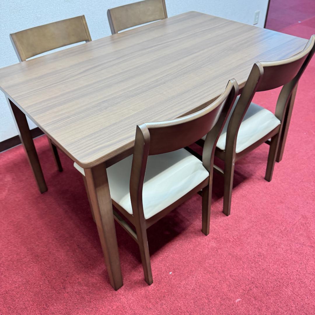 東京23区送料無料　モデルハウス展示品未使用　ニトリ5点ダイニングセット