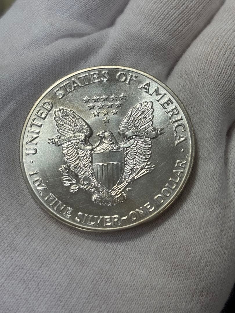 イーグル銀貨　1987年　アメリカ合衆国造幣局発行　1オンス銀貨　純銀31.1g