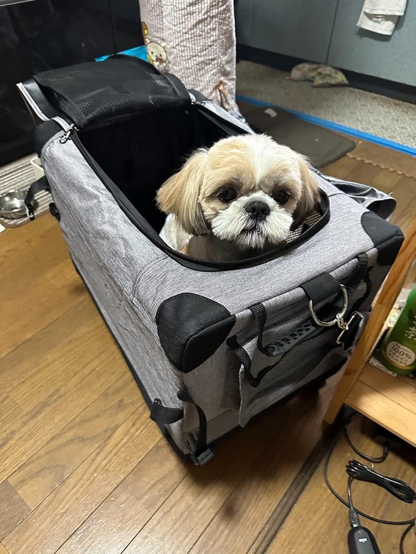 3WAYペットキャリーコンテナ 分離で使用可能 キャリーカート