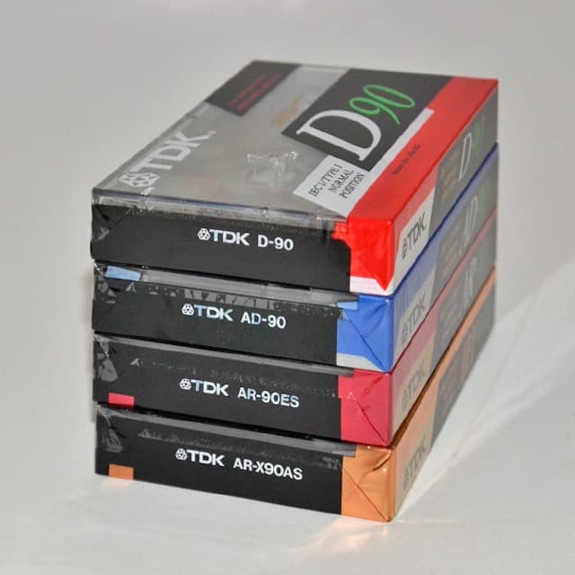 [希少]TDK CASSETTE TAPE Dシリーズ[海外版]4種セット