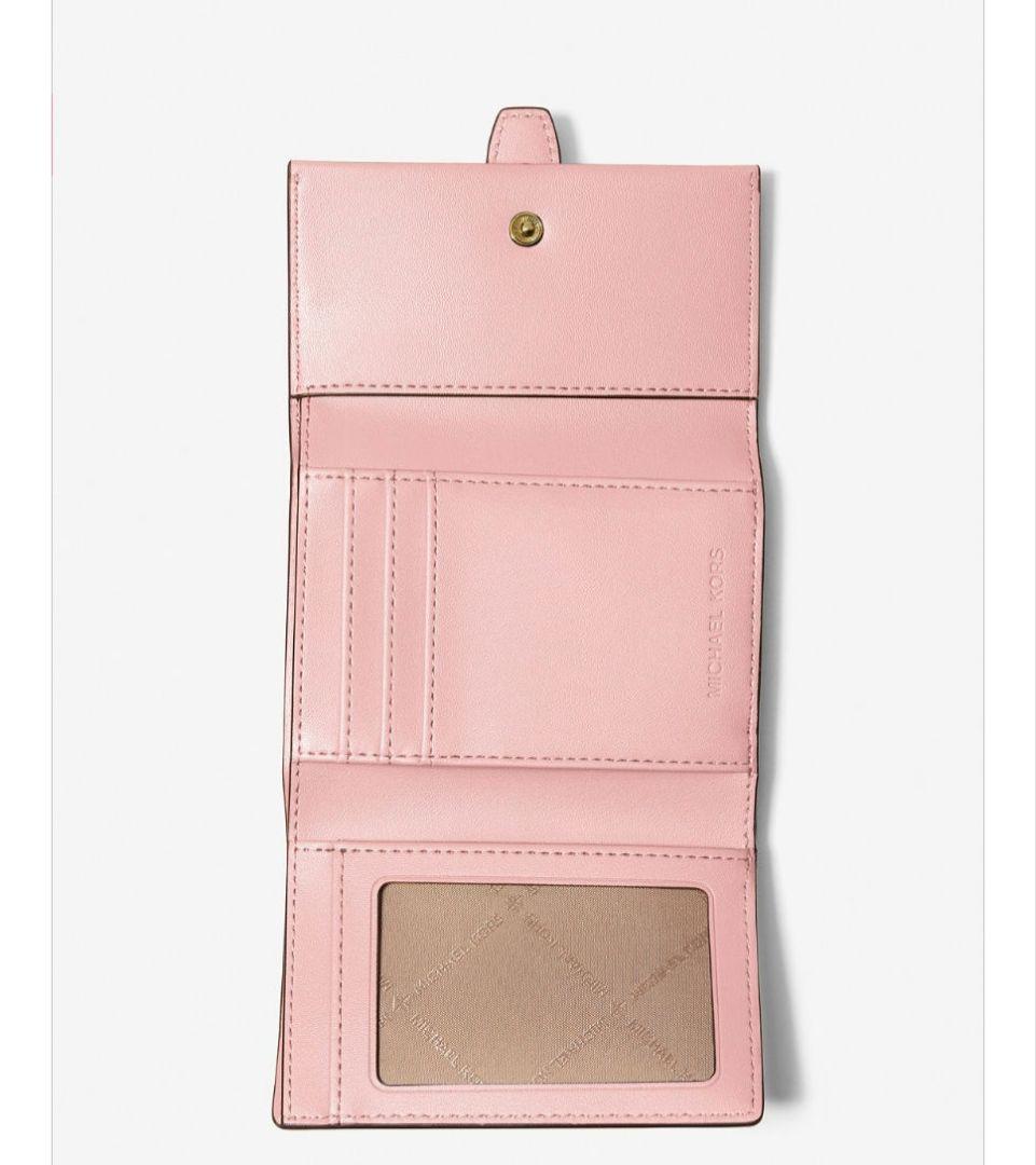 【限定完売品 新品】MICHAEL KORS ピンク 折り財布 三つ折りミニ財布