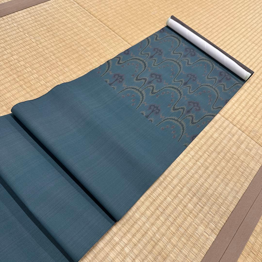 西陣織　名古屋帯反物　太子間道