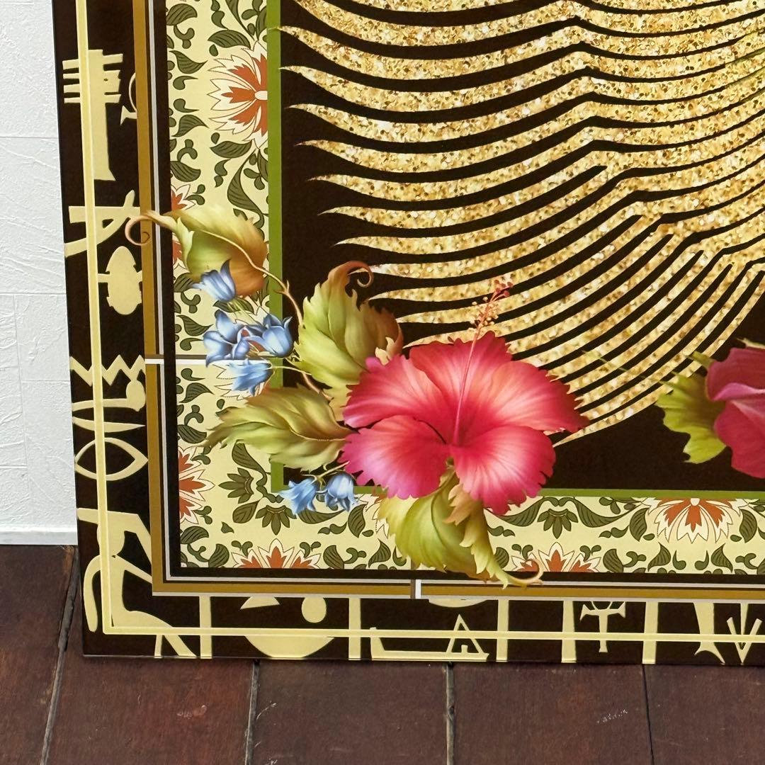 H112KZ6b 展示品 KARE カレ ガラスアート ビートルフラワー