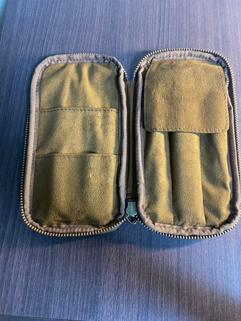 &Liebe 文具にこだわる人のジップペンケース　栃木レザー