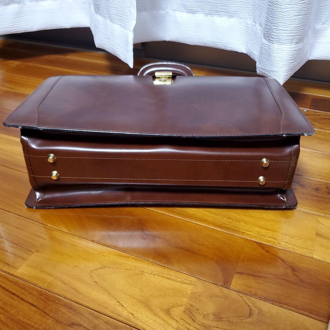 中*雄様 【美品/イタリア製】ダレスバック 大容量 レザー 本革