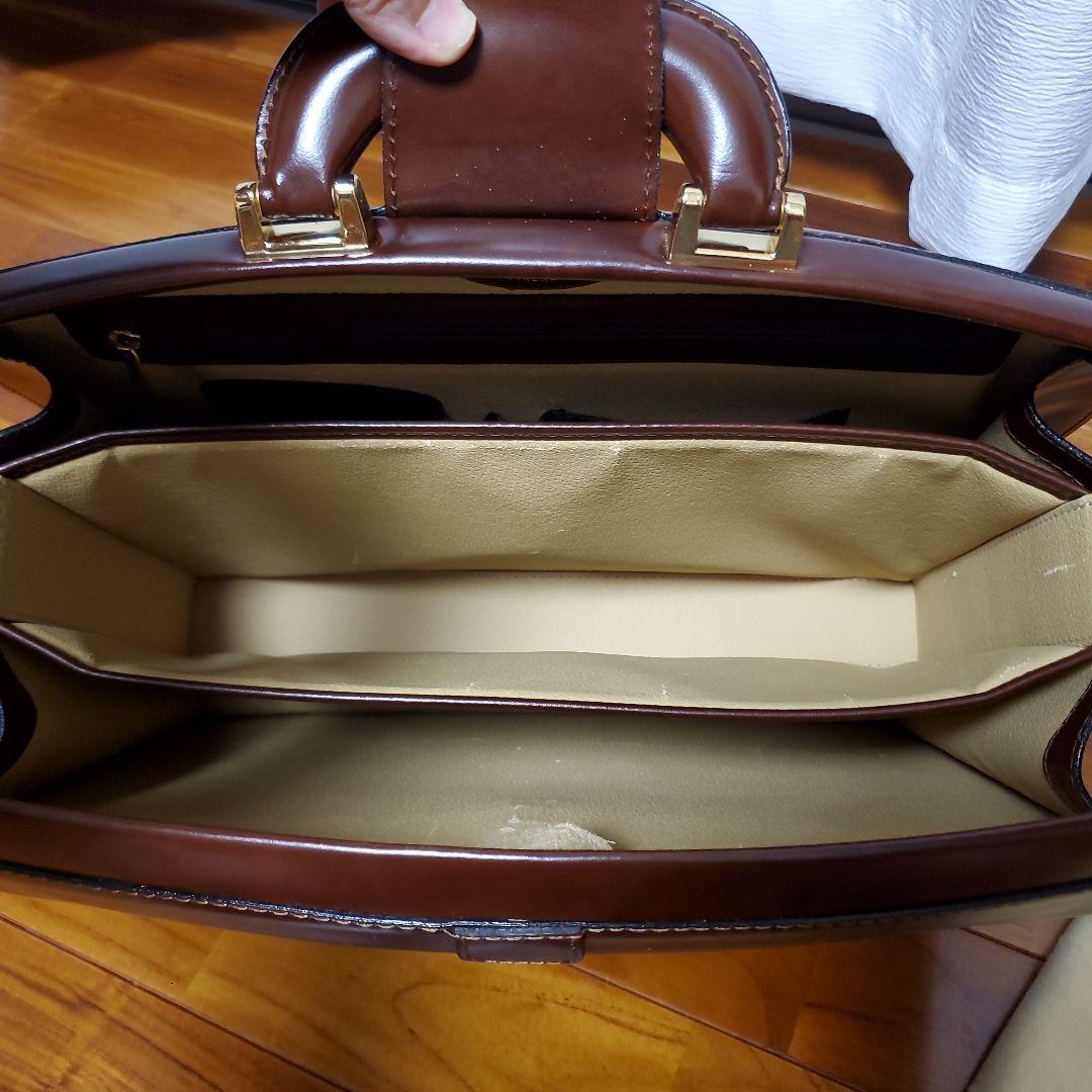 中*雄様 【美品/イタリア製】ダレスバック 大容量 レザー 本革