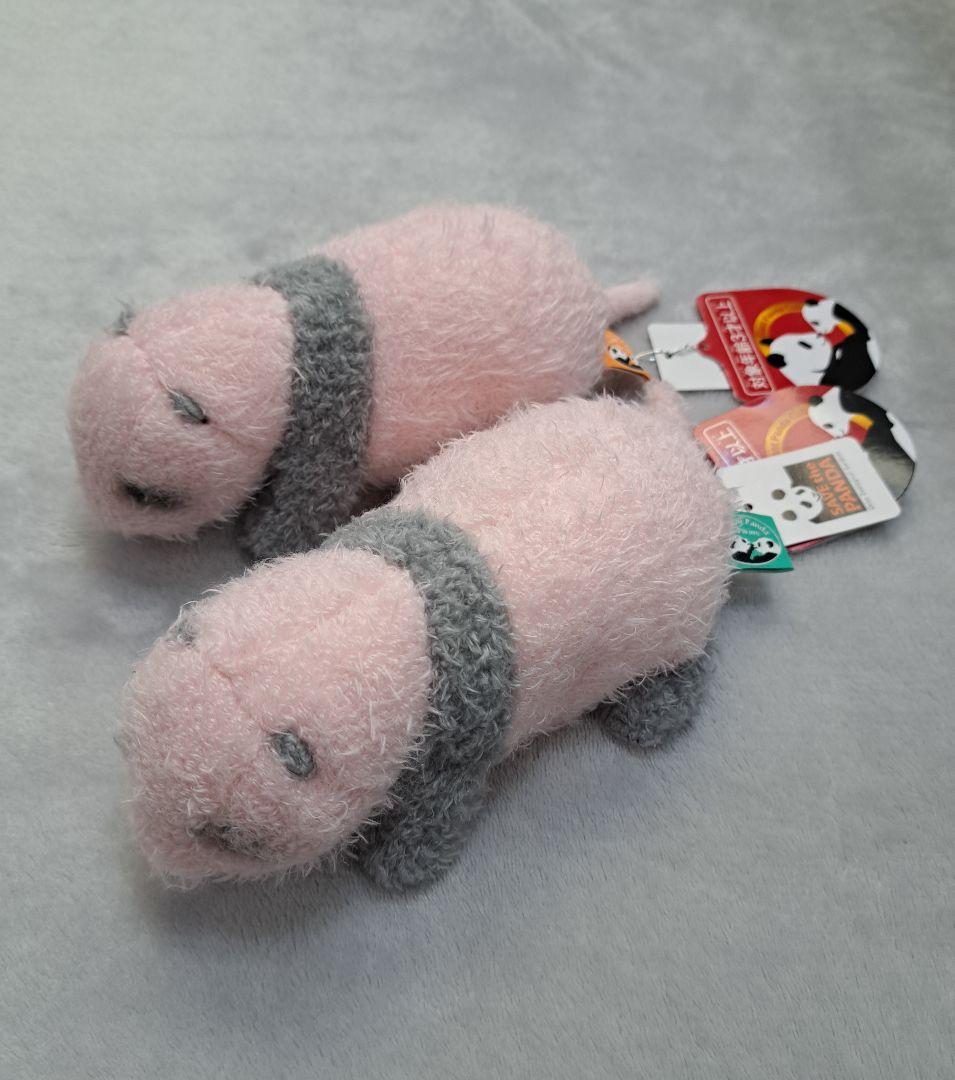 上野動物園 双子パンダ ぬいぐるみ ほんとの大きさパンダの仔 暁暁　蕾蕾