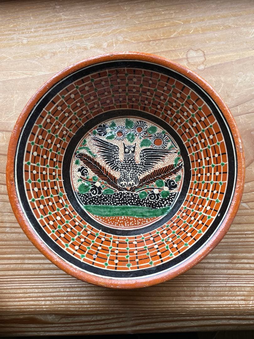 メキシコ　焼物　焼き物　焼き皿