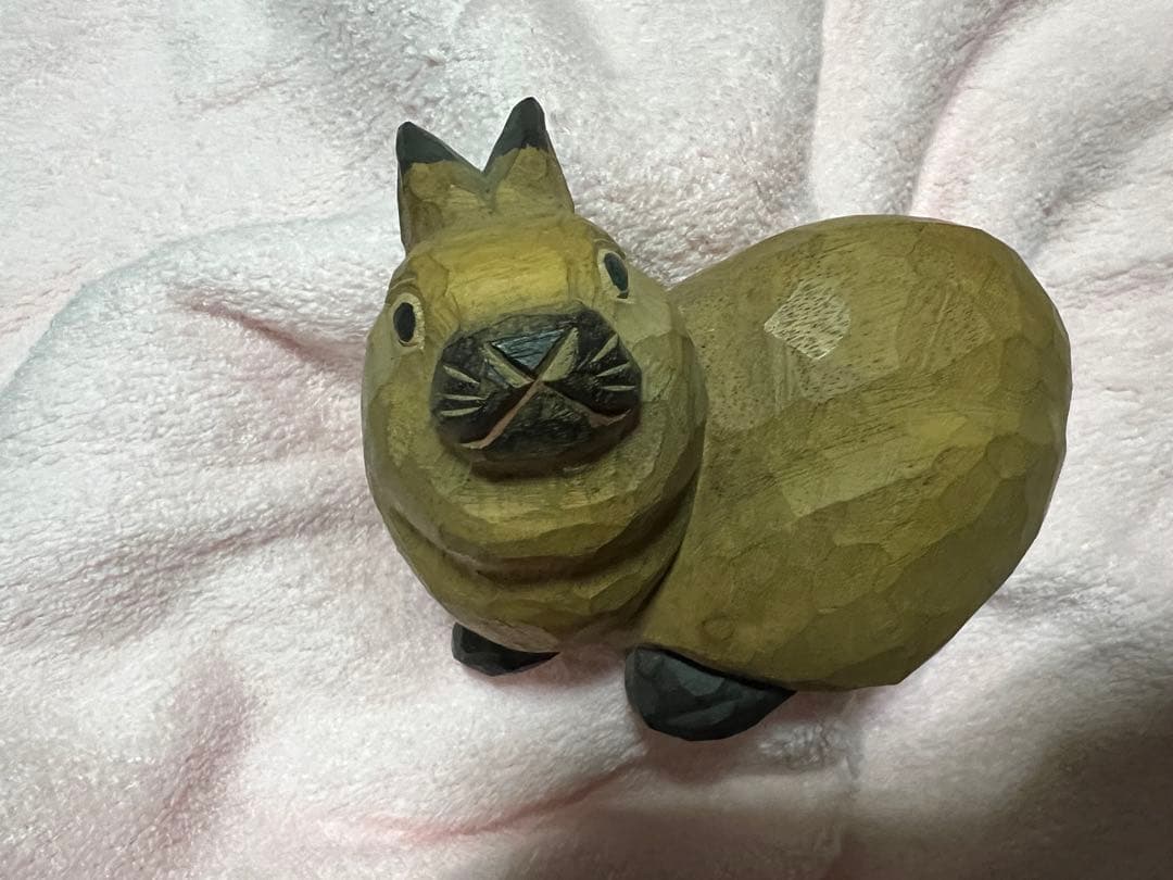 但馬木彫　石田えいじ　干支　卯