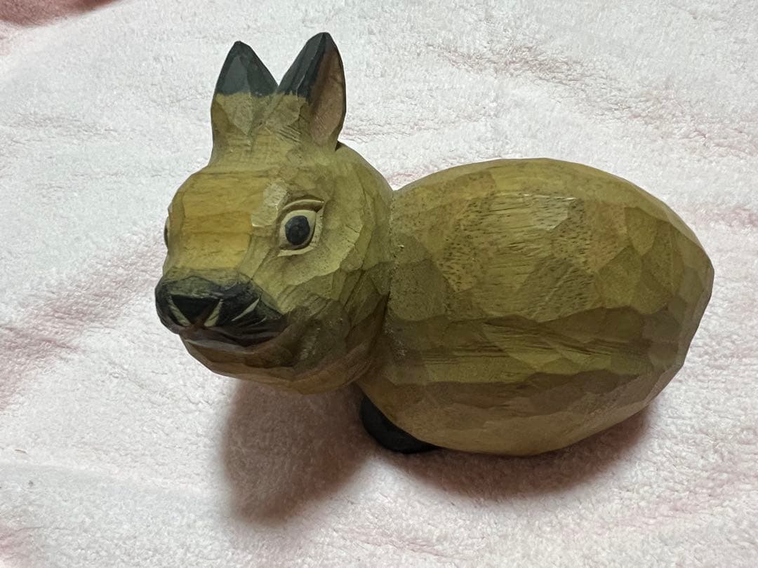 但馬木彫　石田えいじ　干支　卯