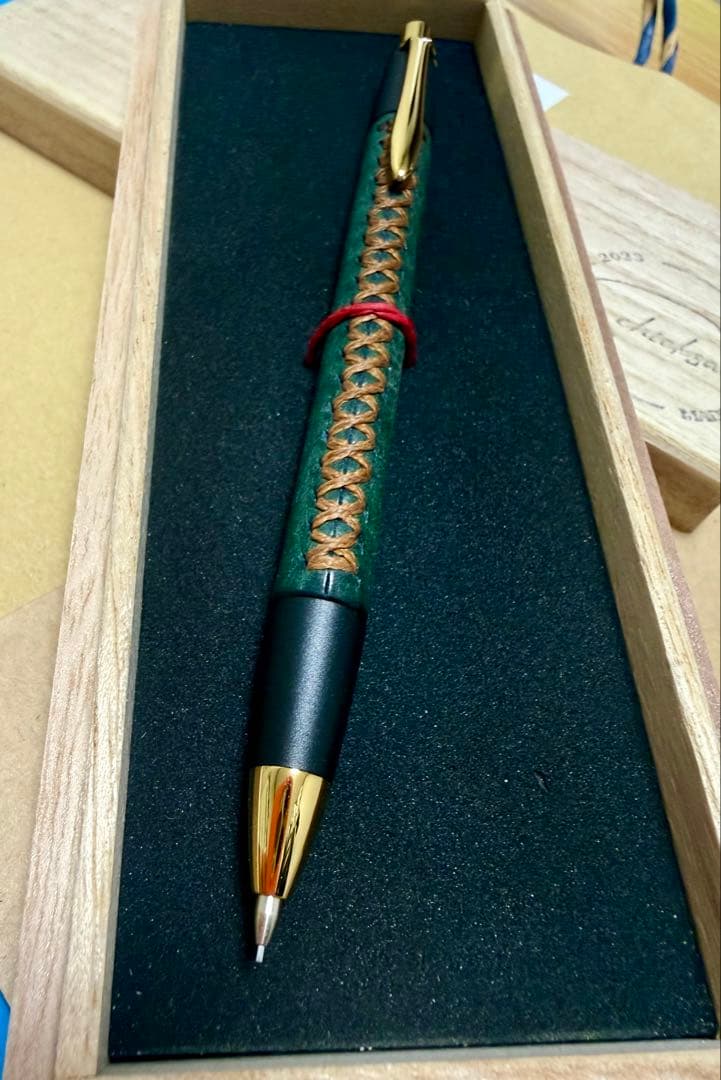 シックザール schicksa 革軸ペン【プエブロペトローリオ】シャープペンシル