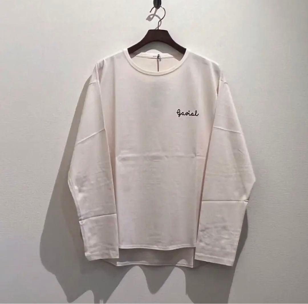 gavial L/S TEE “CURSIVE GAVIAL” (CREAM)