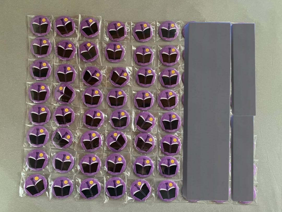 ワイテルズ　スマイル　PUS　缶バッジ　48セット