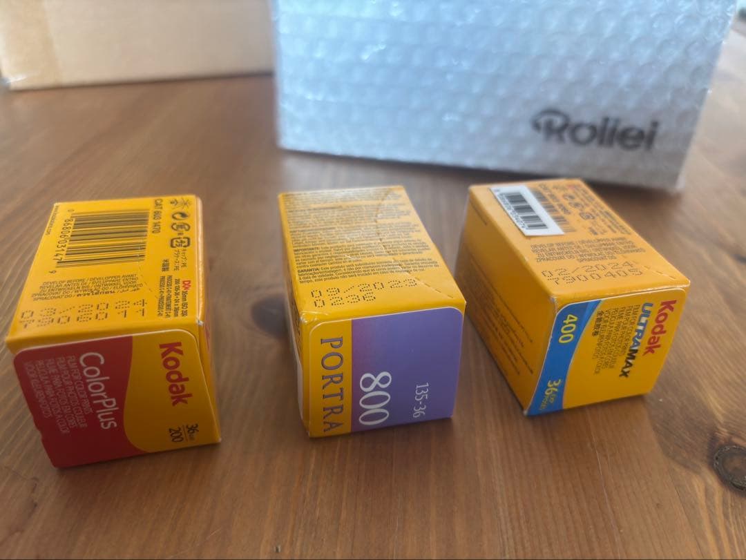 【値下げ】【新品未開封】Rollei 35AF クローム フィルム3本付き