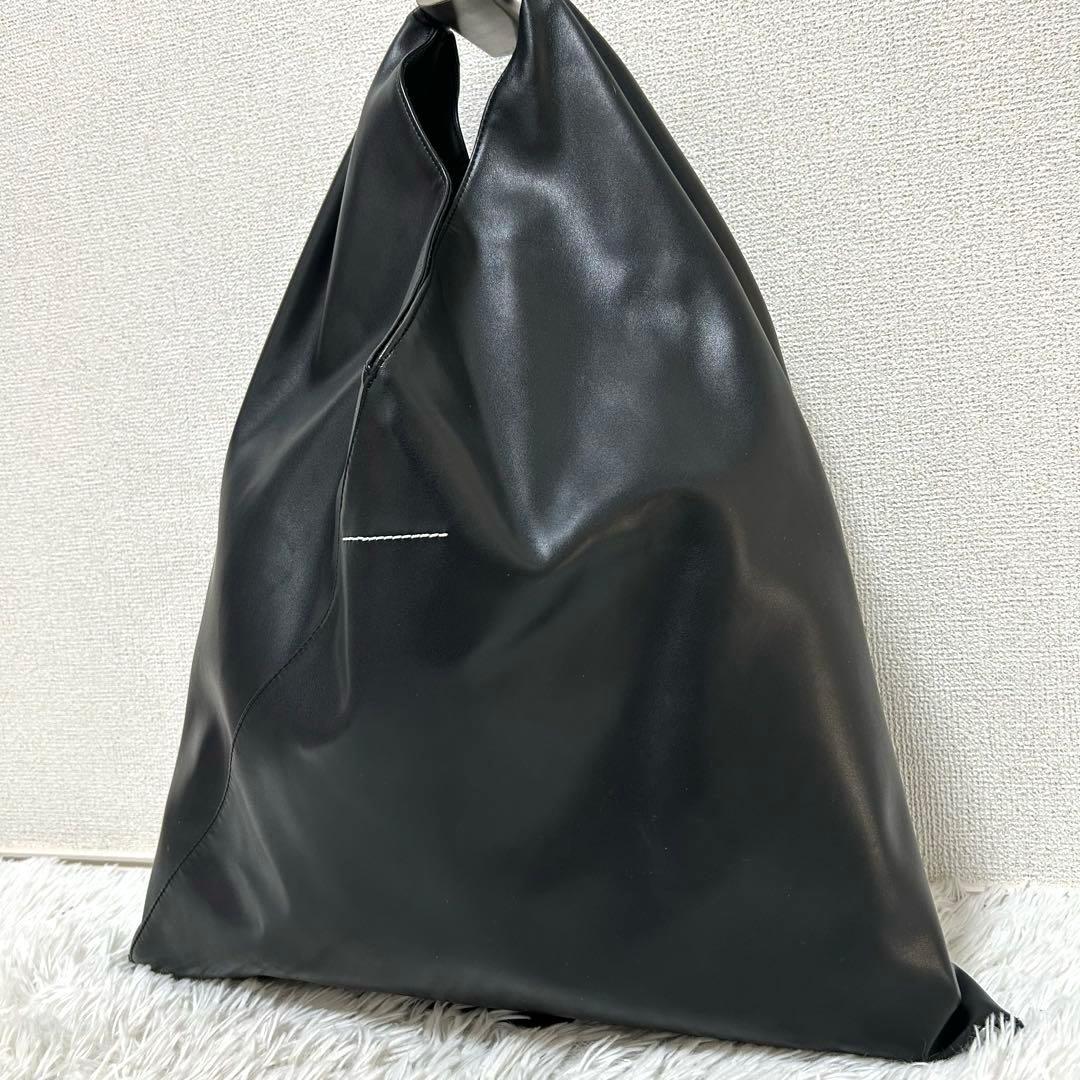 【美品✨ミディアムサイズ/大容量】メゾンマルジェラ　ジャパニーズバッグ　黒　人気