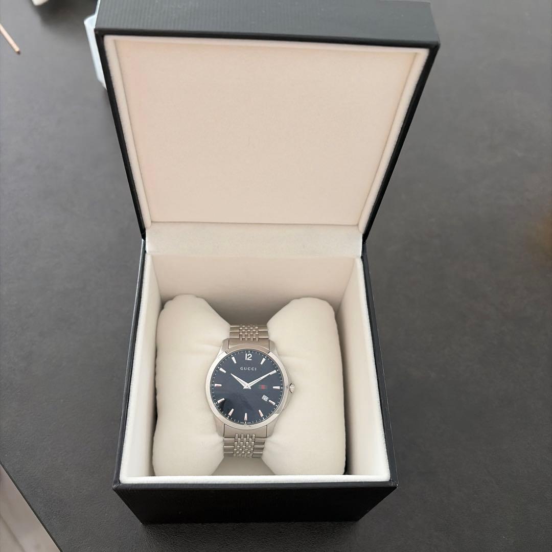 GUCCI Gタイムレス 腕時計 ステンレススチール 126.3