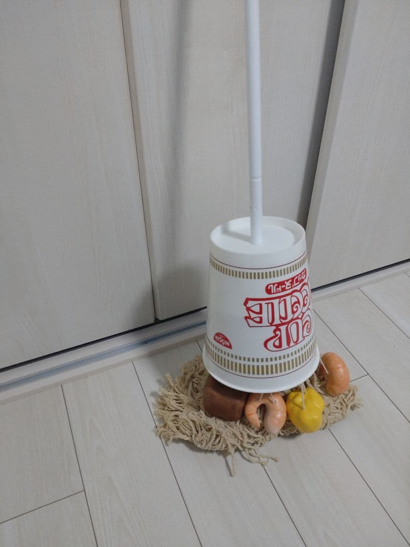 日清　おうちモップヌードル　カップヌードルクエスト　モップ　キャンペーン