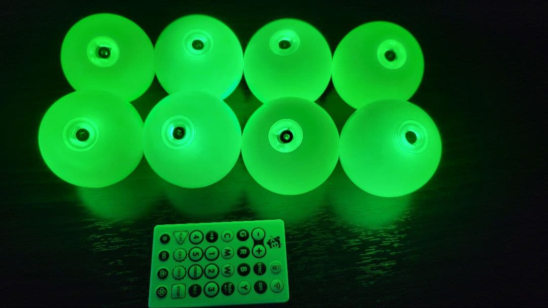 ジャグリング k8 グローボール 8個セット リモコン 充電ケーブル